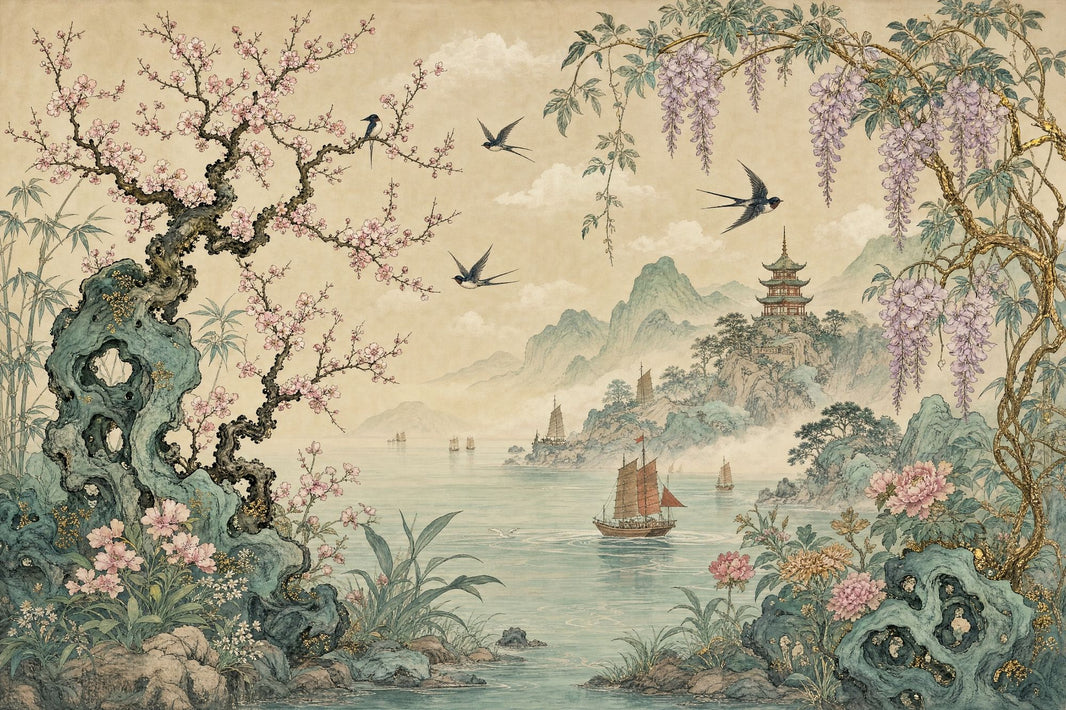 Paper Texture Wallpaper Surface Grain Fibrous Finish Removable Wall Decor pattern artwork