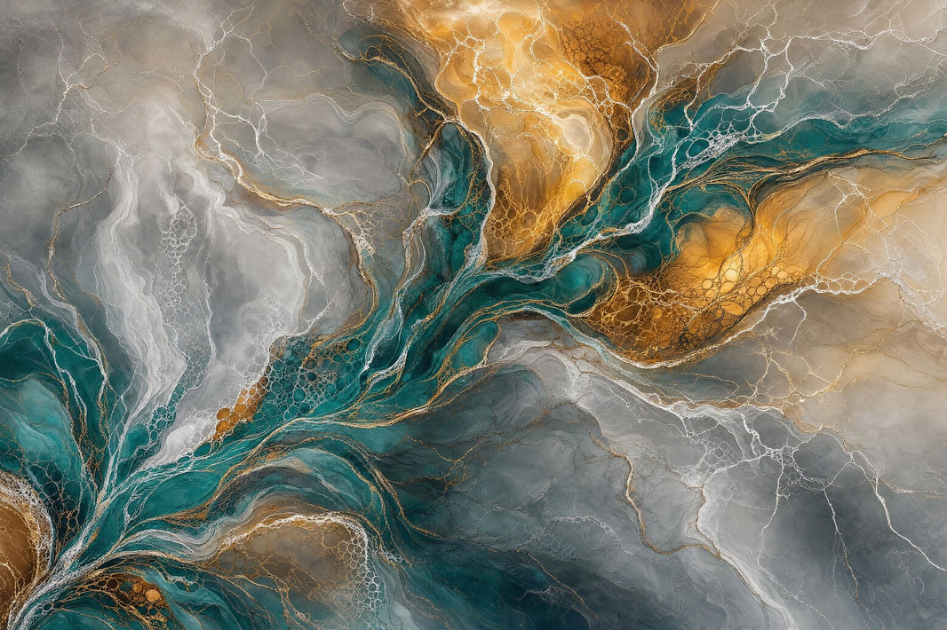 Geode Wallpaper Marble Fluid Art Removable Wall Decor pattern artwork