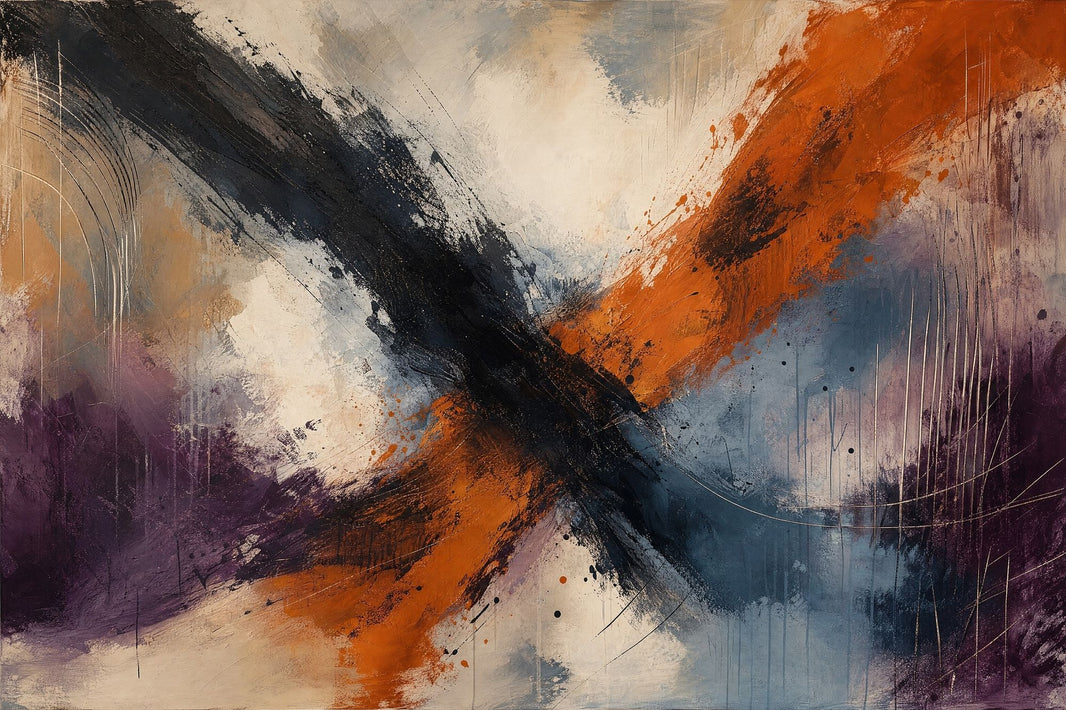 Grunge Texture Wallpaper Mixed Media Removable Gesture Painting Wall Decor pattern artwork