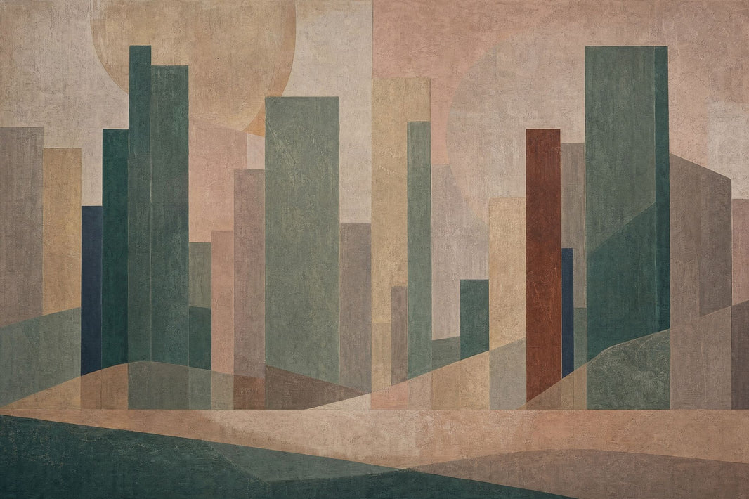 Mid Century Modern Wallpaper Geometric Removable Wall Decor pattern artwork