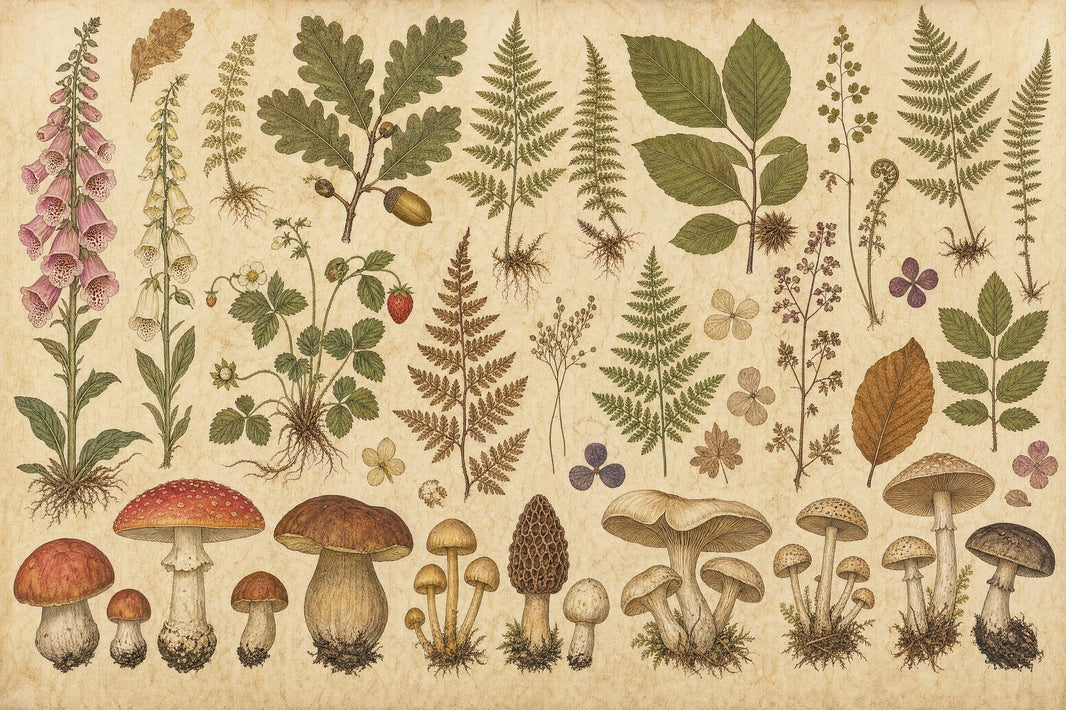 Paper Texture Wallpaper Aged Parchment Removable Botanical Wall Decor pattern artwork