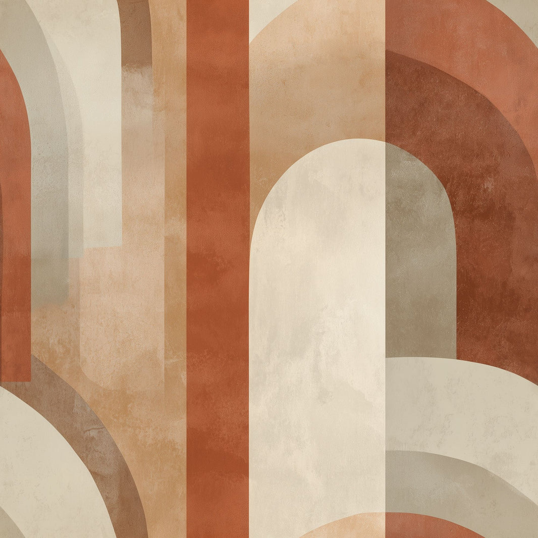 Mid Century Modern Wallpaper Geometric Removable Wall Decor pattern artwork