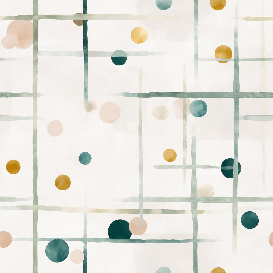 Paper Texture Wallpaper Watercolor Grid Removable Wall Decor pattern artwork