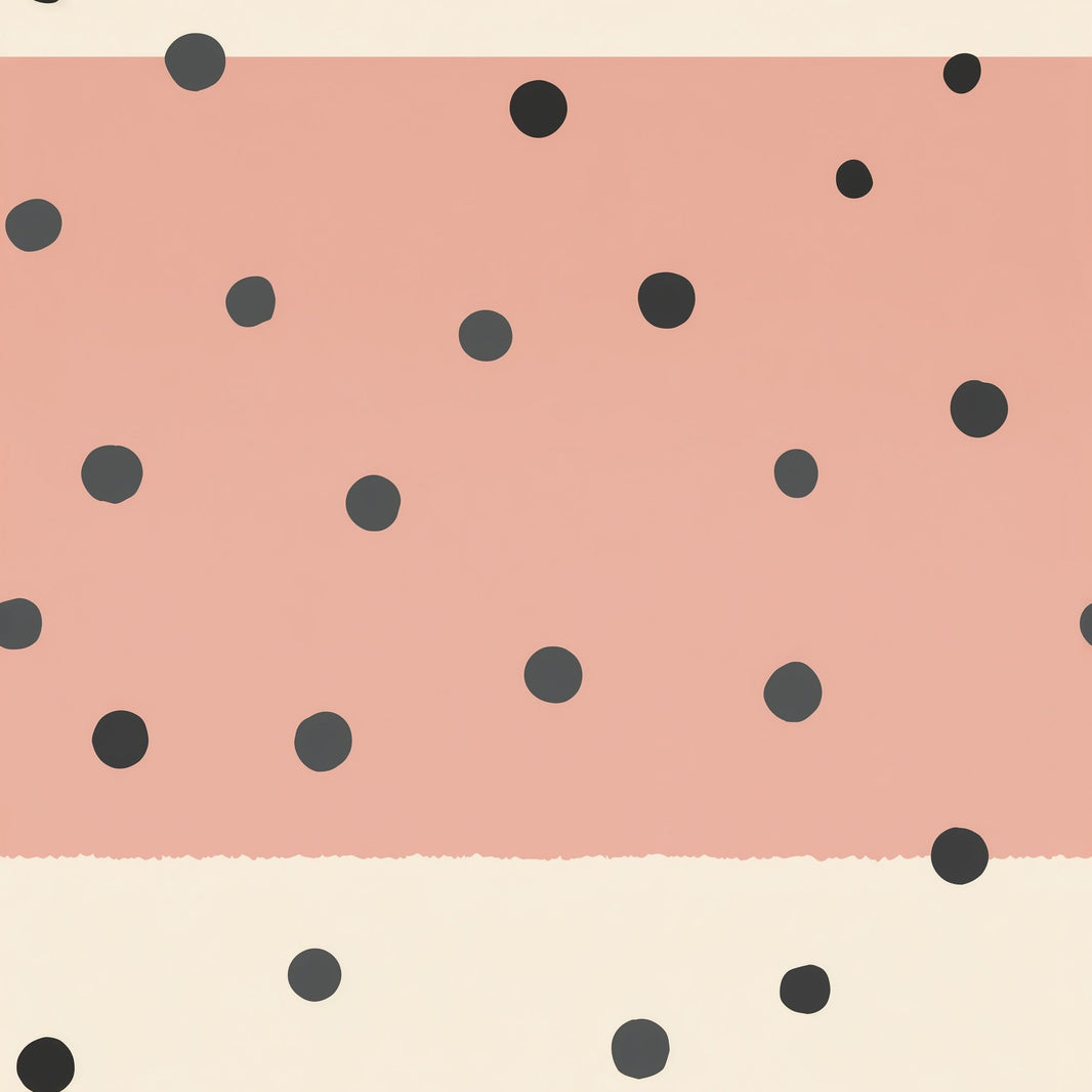 Polka Dots Wallpaper Blush Pink Minimalist Removable Wall Decor pattern artwork