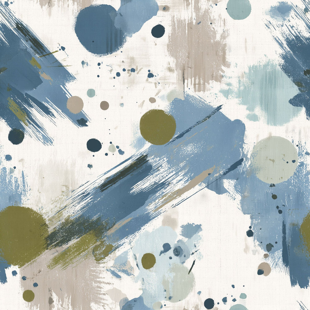 Abstract Wallpaper Painterly Brush Strokes Removable Wall Decor pattern artwork