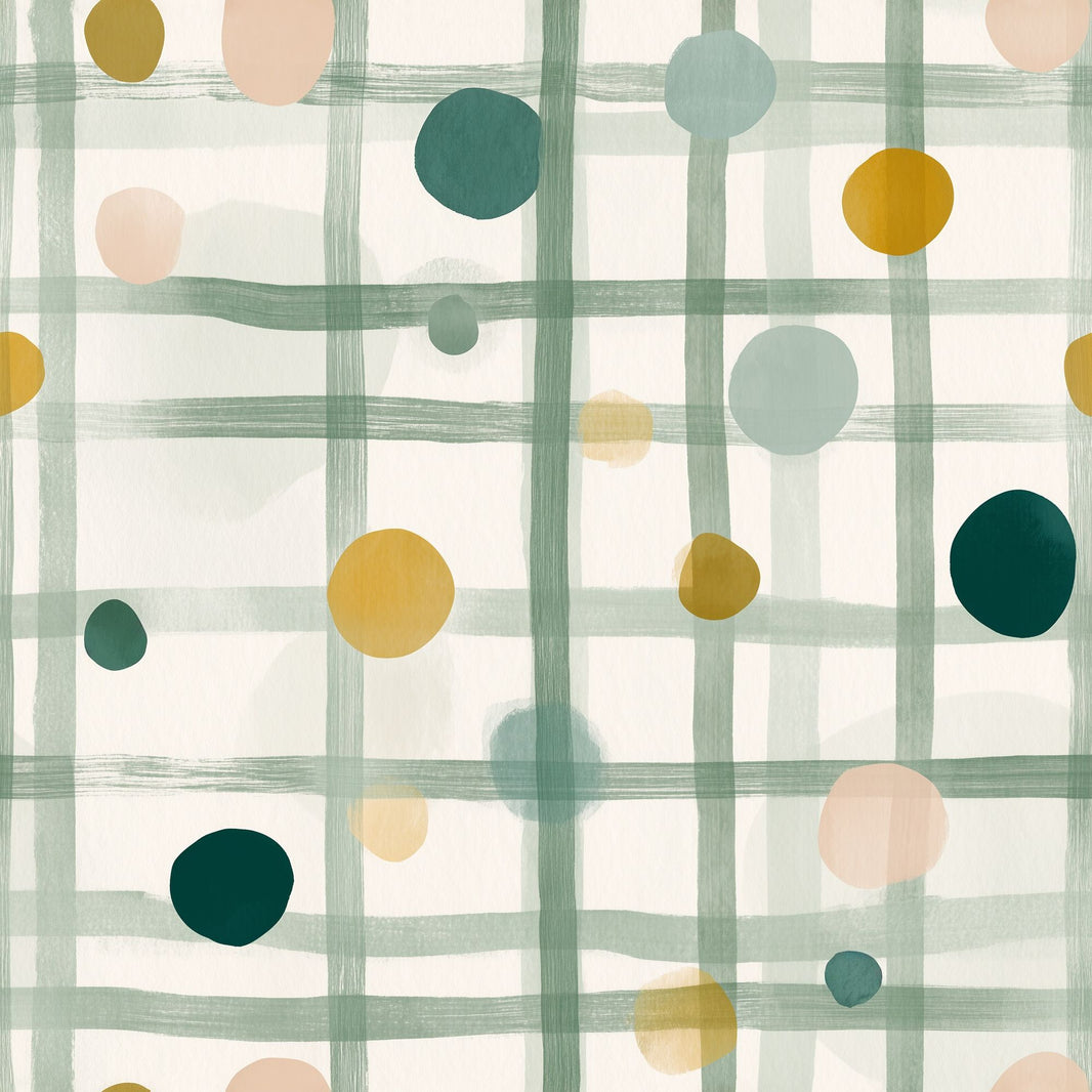 Watercolor Texture Wallpaper Painted Grid Removable Soft Pastel Wall Double Roll pattern artwork