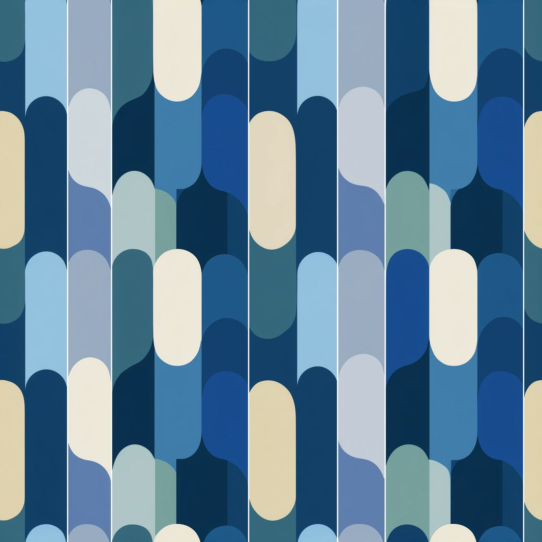 Mid Century Modern Wallpaper Geometric Abstract Removable Wall Decor pattern artwork