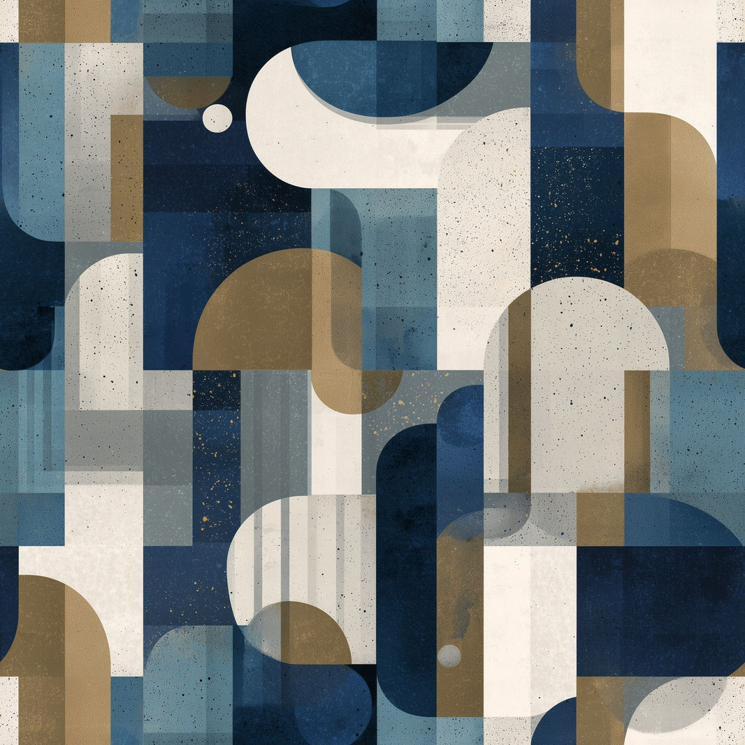 Mid Century Modern Wallpaper Geometric Removable Abstract Wall Double Roll pattern artwork