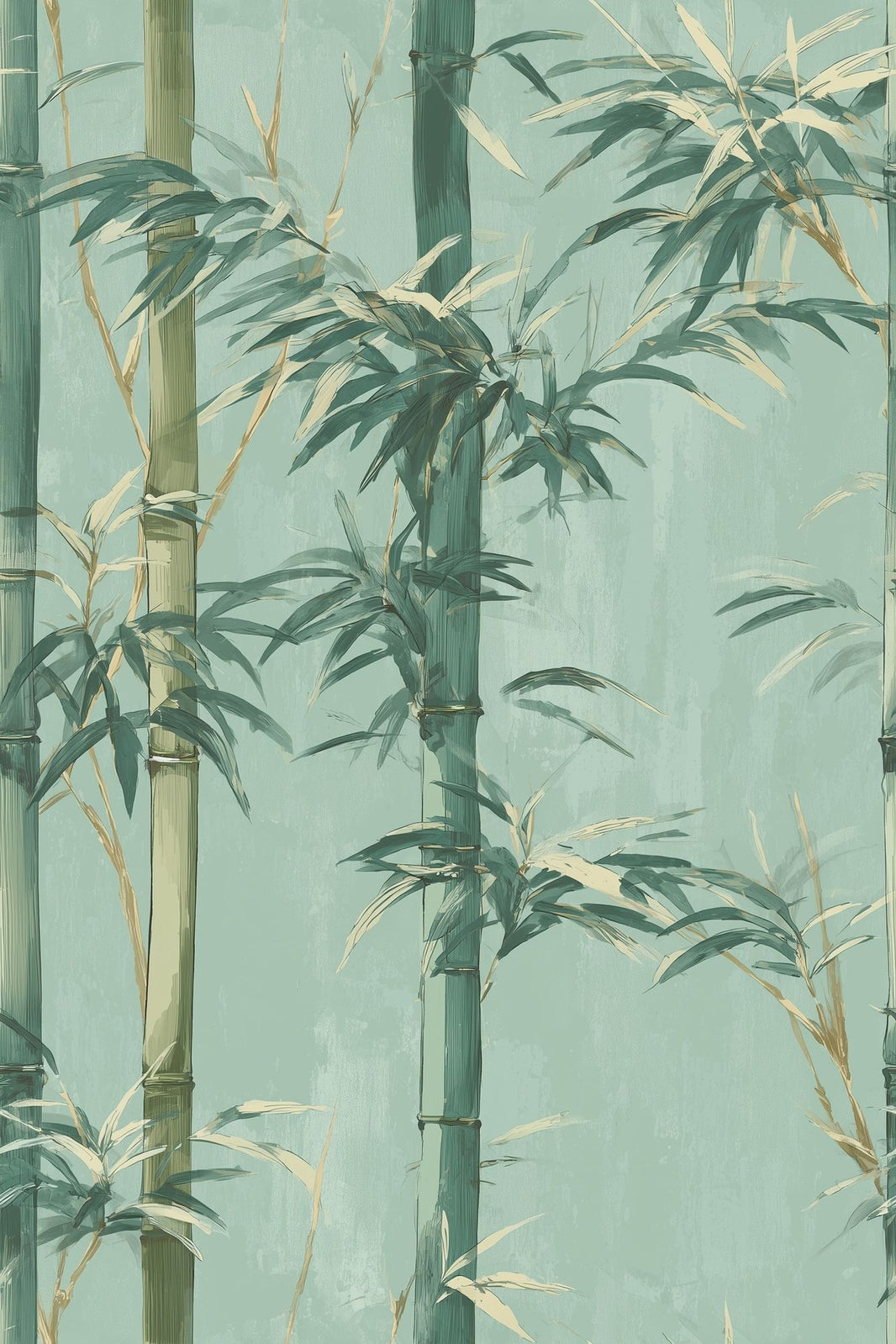 Watercolor Texture Wallpaper Muted Green Removable Wall Double Roll pattern artwork