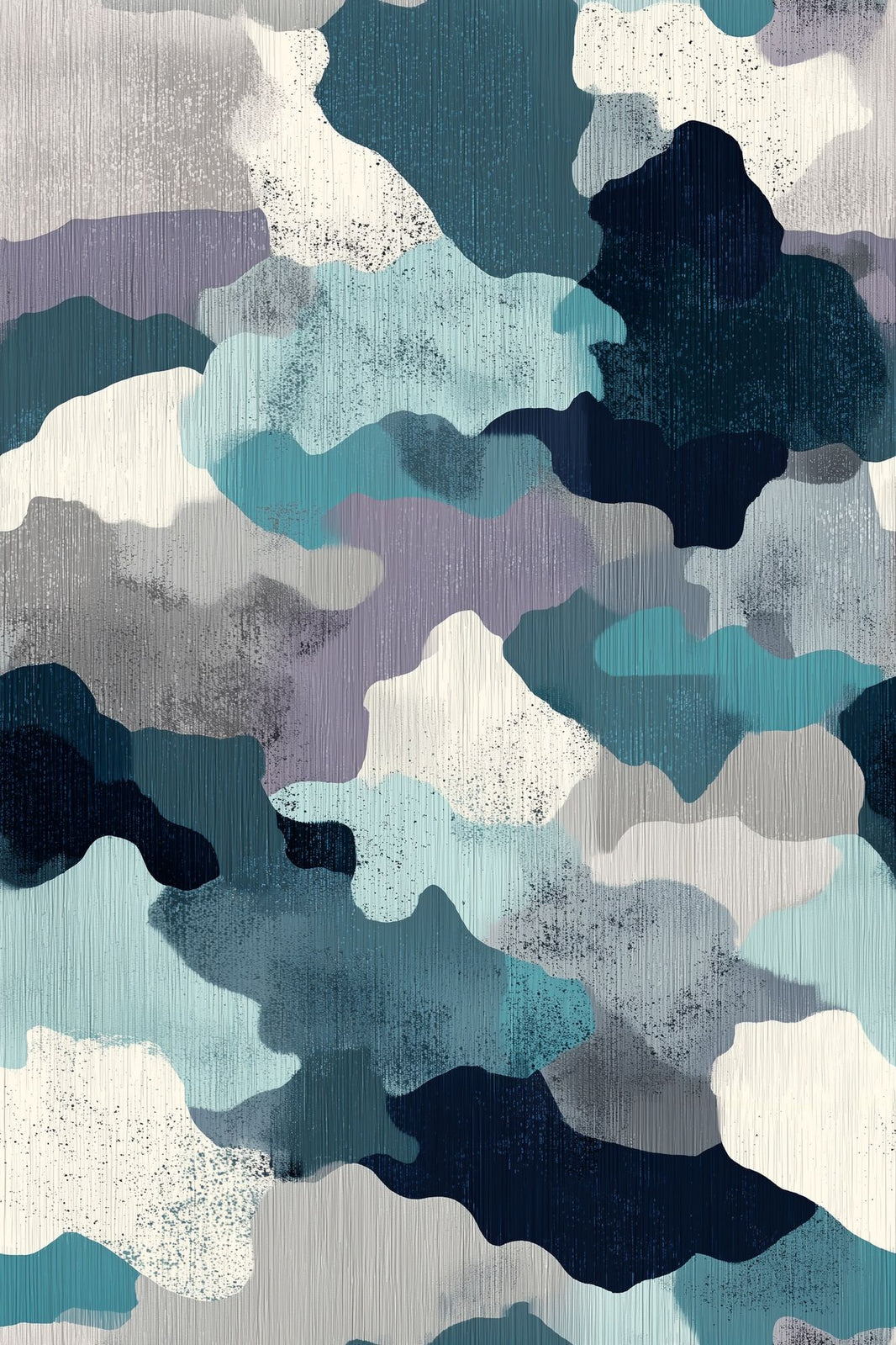 Organic Shapes Wallpaper Camouflage Textured Removable Wall Decor pattern artwork