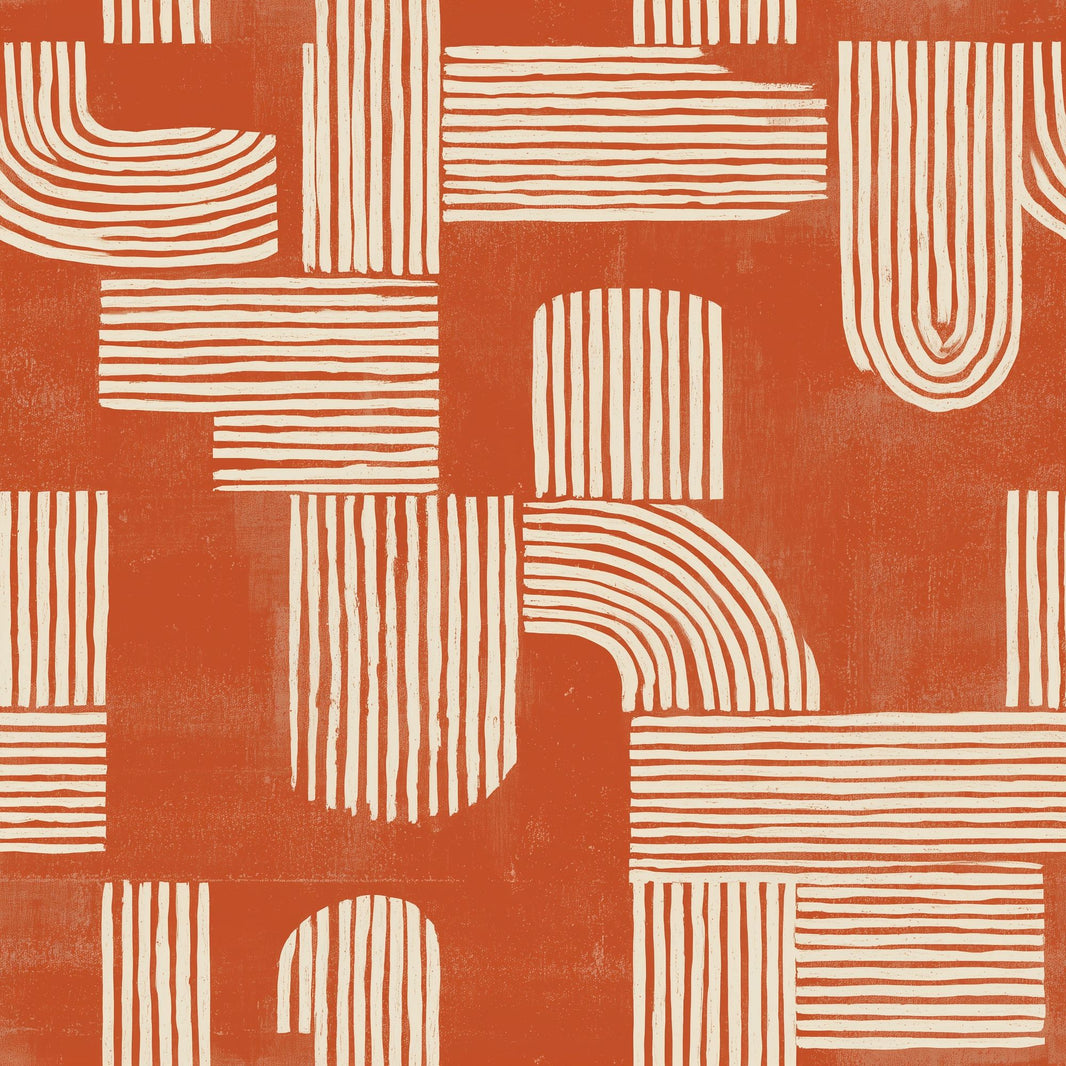 Mid Century Modern Wallpaper Retro Modern Decorative Mural pattern artwork