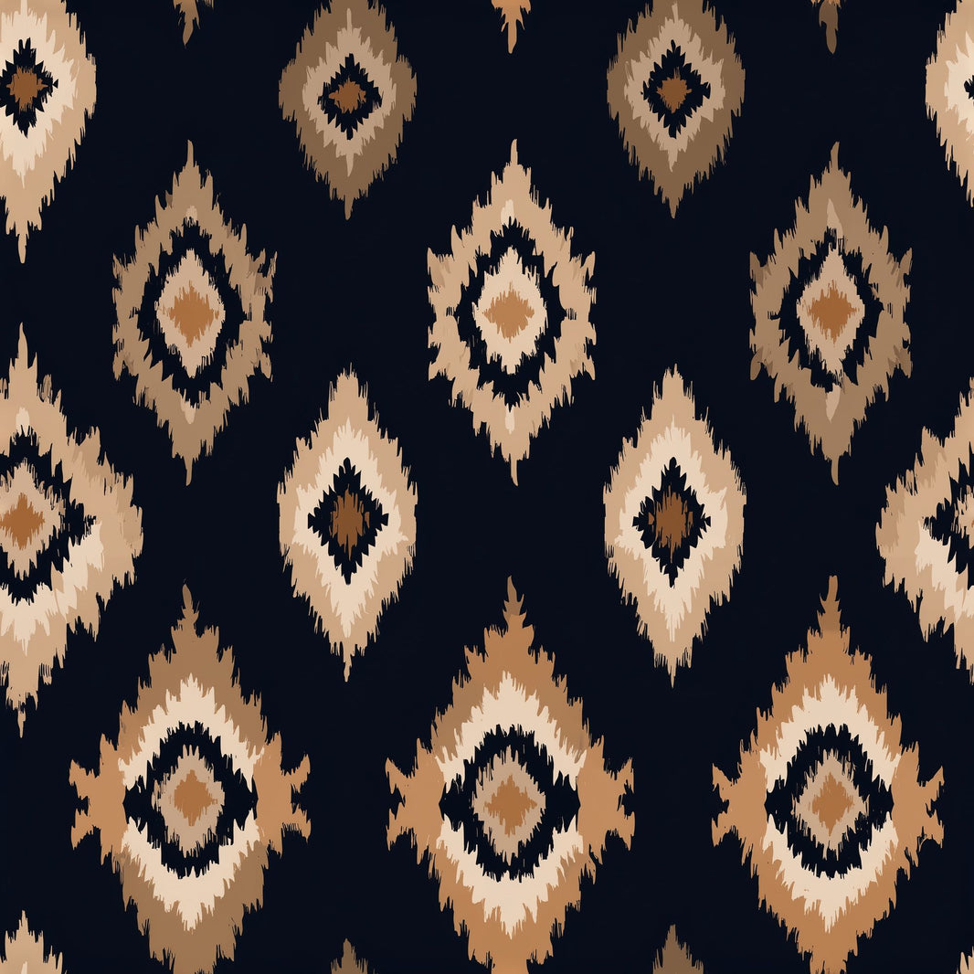 Abstract Pattern Wallpaper Ikat Modern Decorative Mural pattern artwork