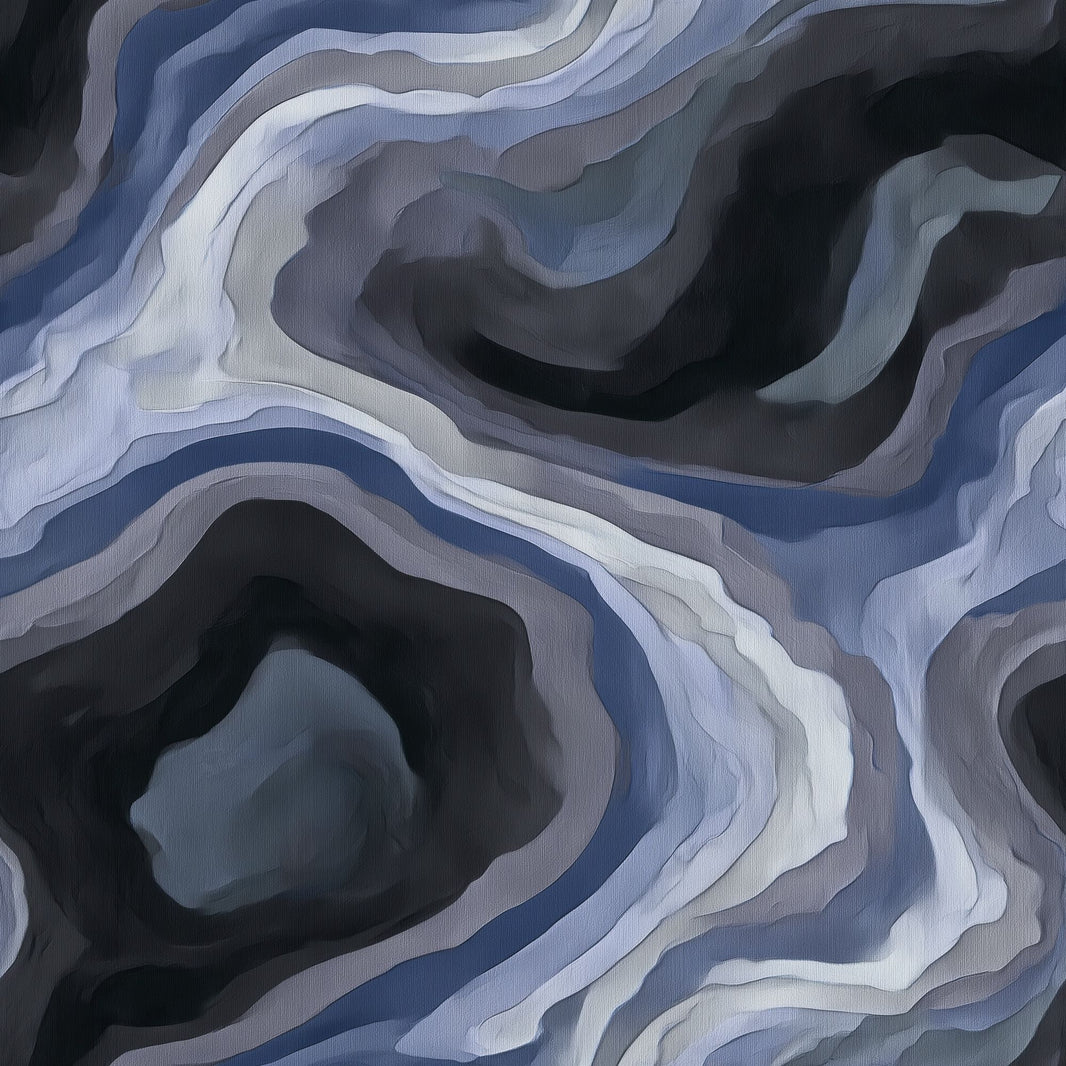 Dark Abstract Wallpaper Topographic Contours Marble Agate Removable Wall Decor pattern artwork