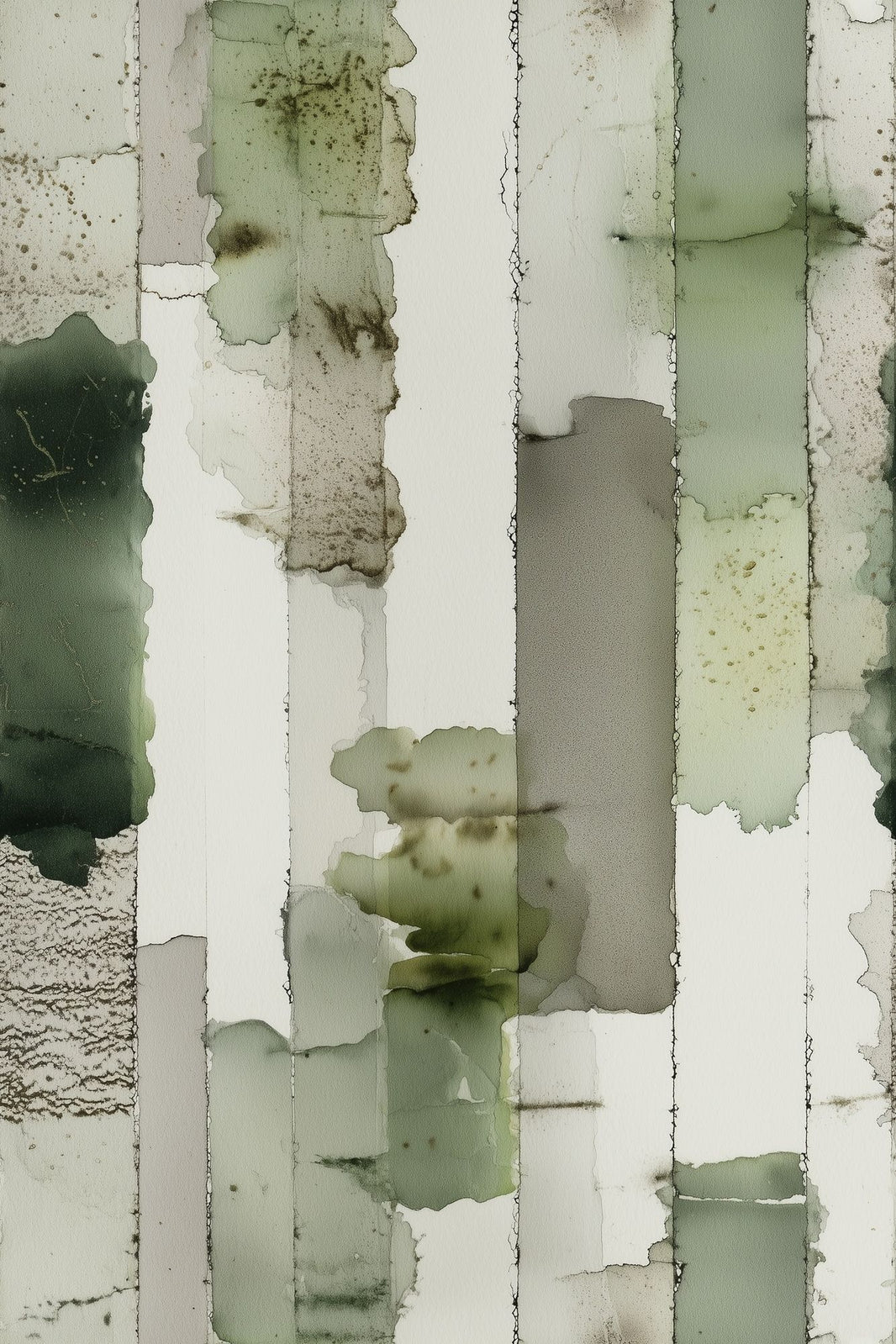 Watercolor Wash Wallpaper Vertical Stripes Textured Removable Wall Decor pattern artwork