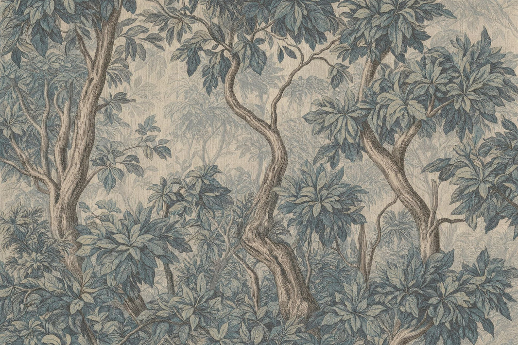 Paper Texture Wallpaper Forest Botanical Removable Wall Decor pattern artwork