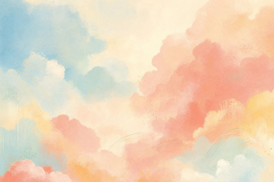 Abstract Wallpaper Watercolor Pastel Wall Mural pattern artwork