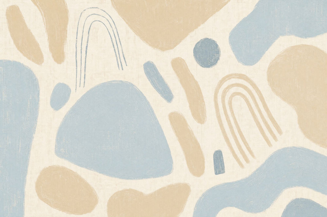 Abstract Wallpaper Pastel Cream Background Wall Mural pattern artwork