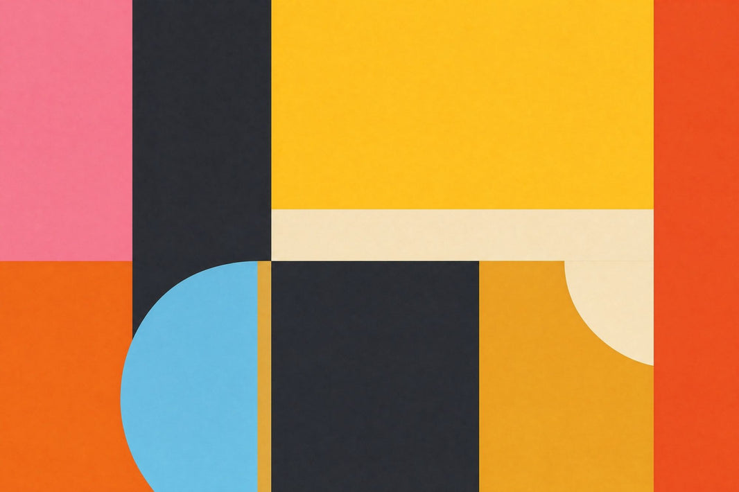 Mid Century Modern Wallpaper Retro Removable Geometric Wall Decor pattern artwork