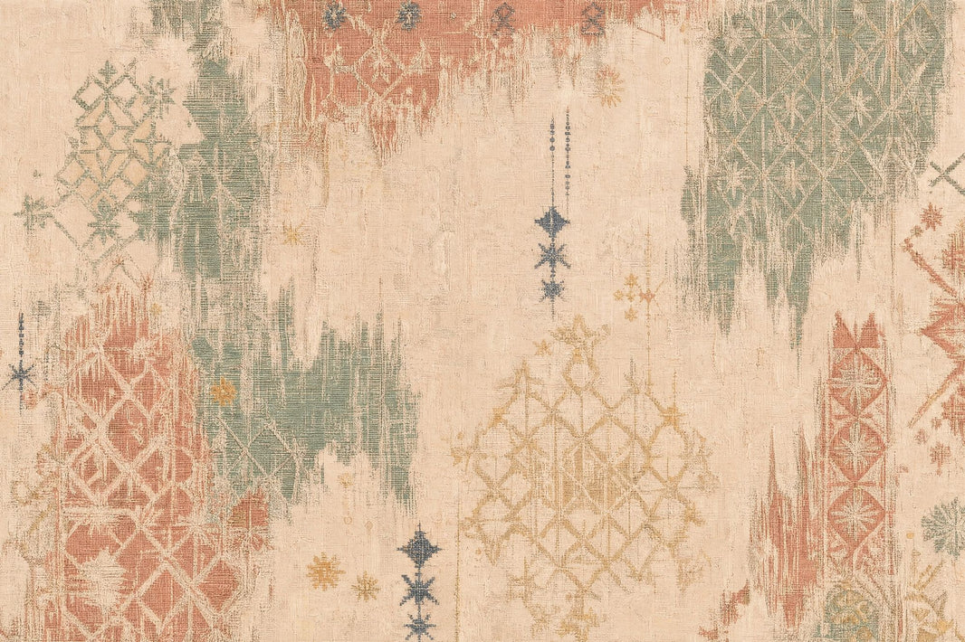 Moroccan Wallpaper Geometric Bohemian Wall Mural pattern artwork