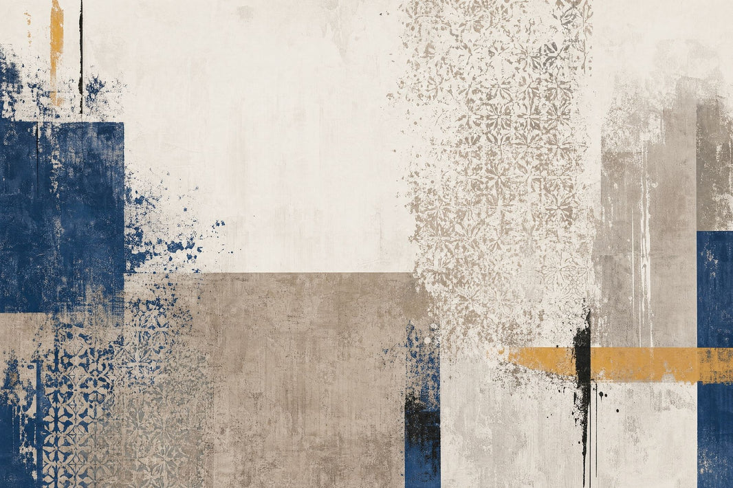 Abstract Wallpaper Geometric Removable Distressed Texture Wall Decor pattern artwork