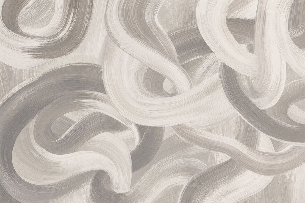 Abstract Wallpaper Brushstroke Swirl Wall Mural pattern artwork