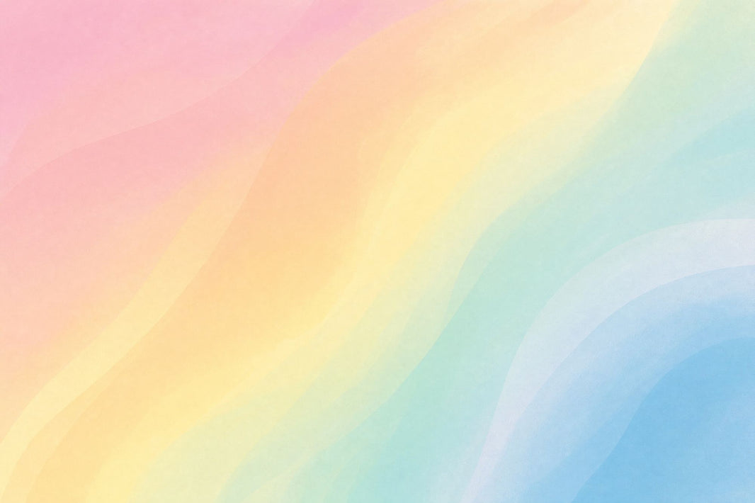 Watercolor Texture Wallpaper Pastel Gradient Removable Rainbow Wall Decor pattern artwork