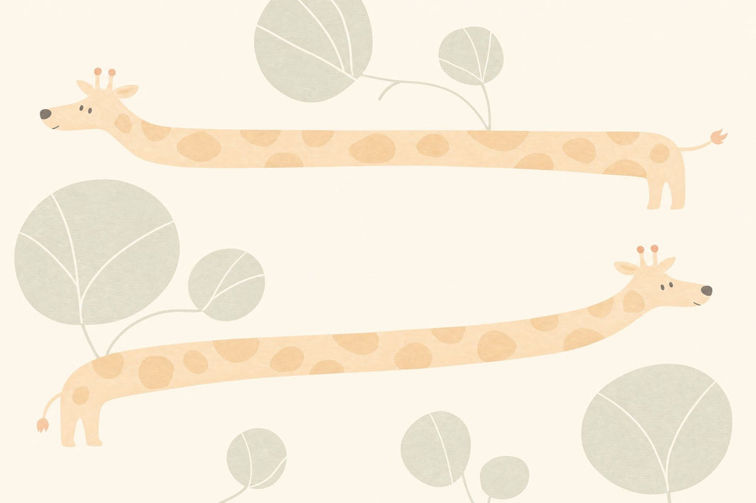 Giraffe Wallpaper Nursery Safari Wall Mural pattern artwork