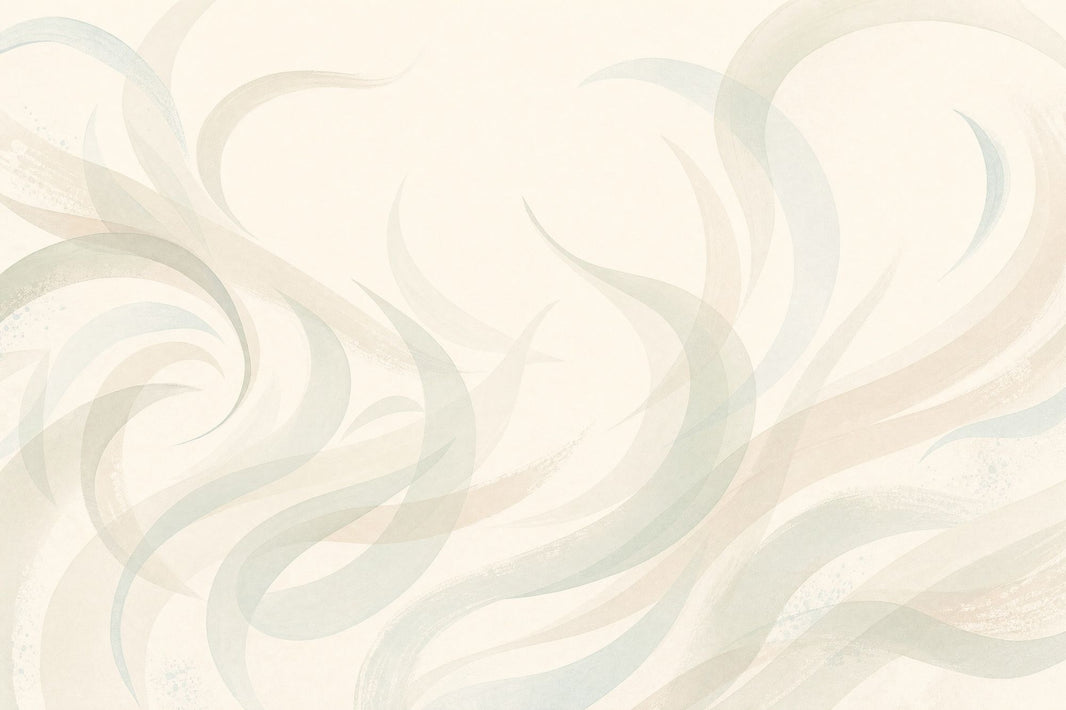Abstract Wallpaper Cream Removable Flowing Wall Decor pattern artwork