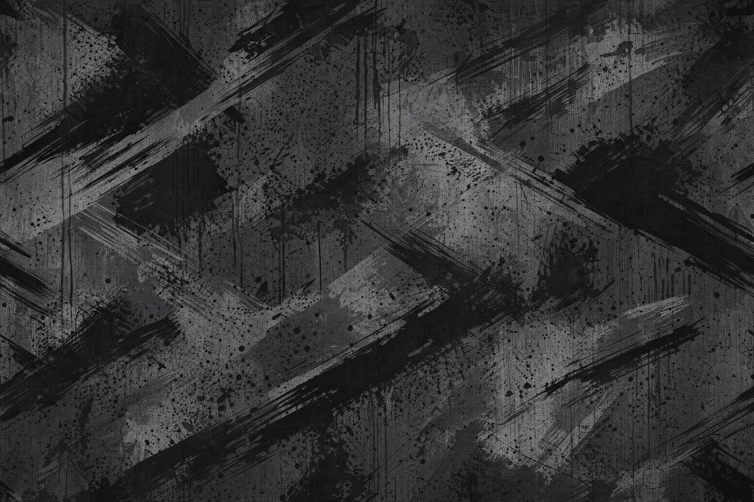 Black Brush Strokes Wallpaper Paint Splatter Removable Industrial Wall Decor pattern artwork