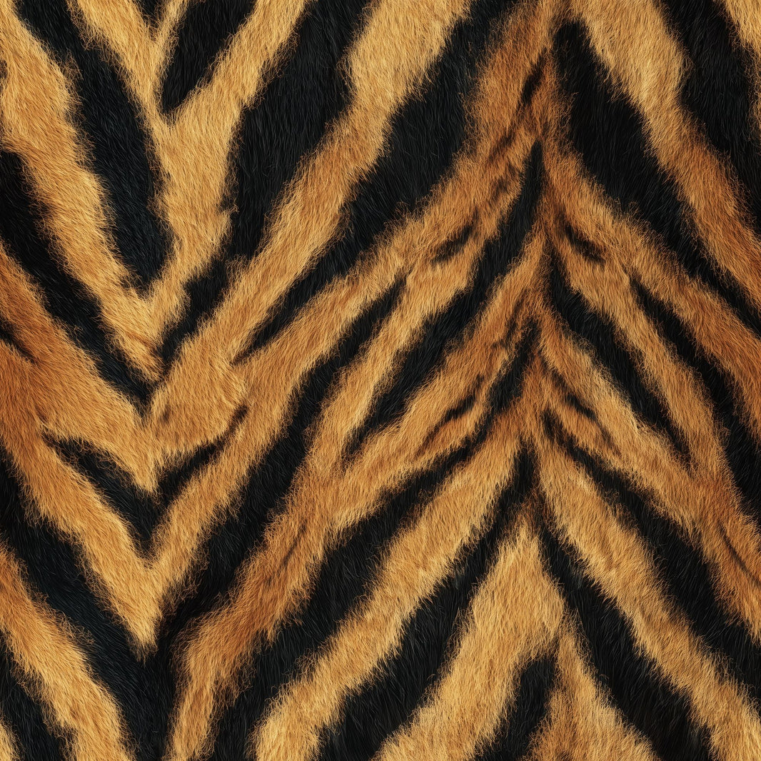 Scenic Landscape Wallpaper Tiger Print Fur Texture Decorative Mural pattern artwork