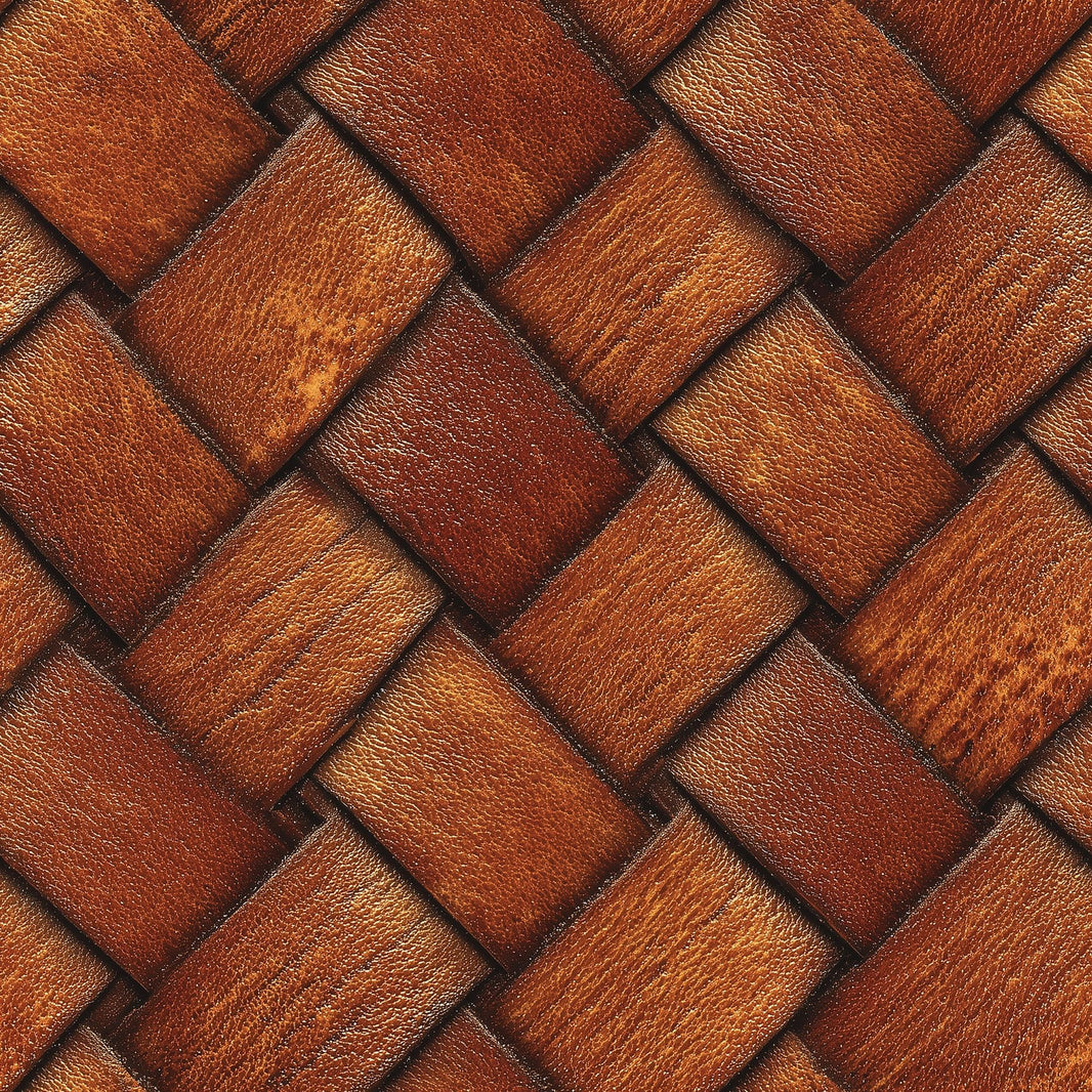 Woven Leather Wallpaper Basket Weave Textured Removable Wall Decor pattern artwork