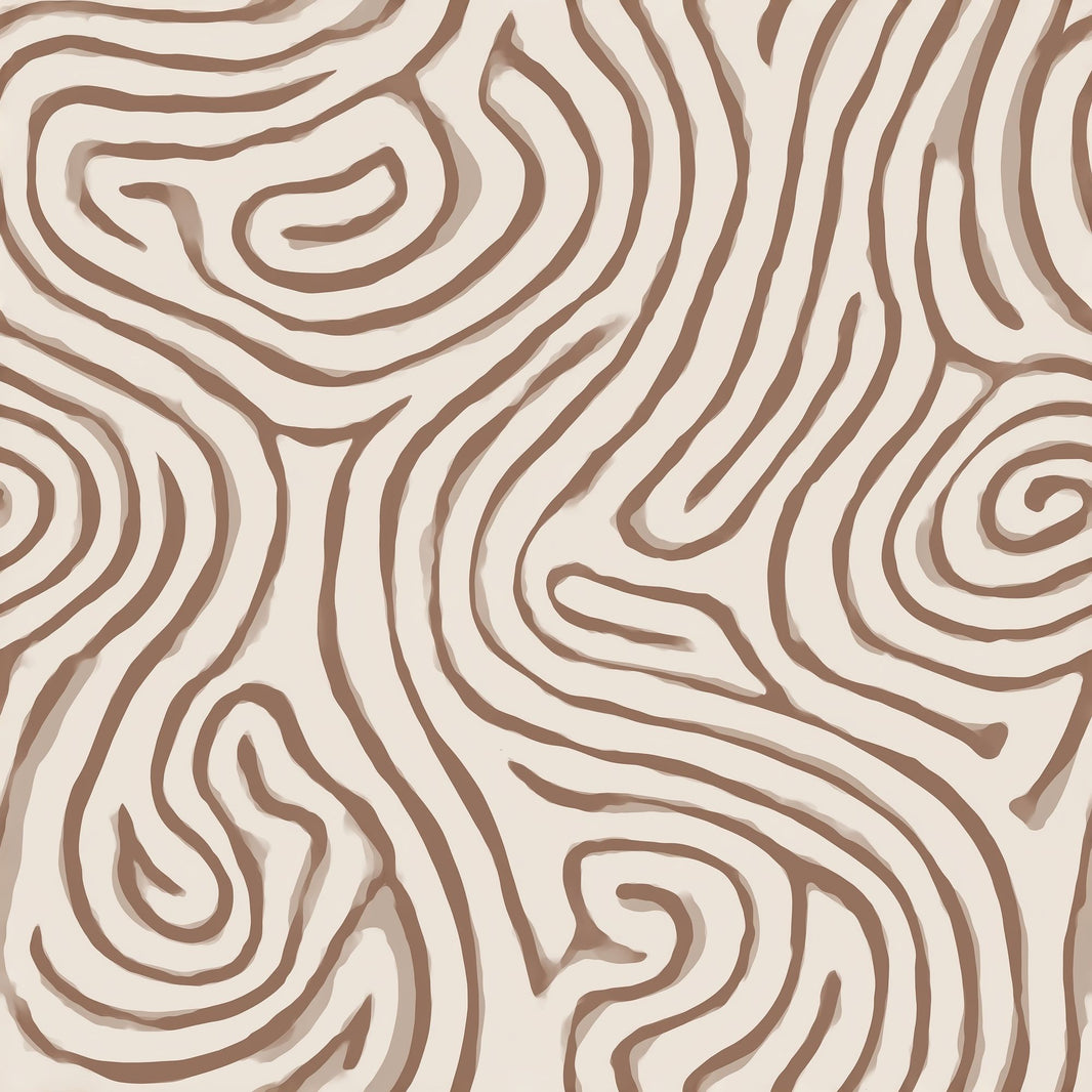 Topographic Lines Wallpaper Contour Map Organic Curves Removable Wall Decor pattern artwork