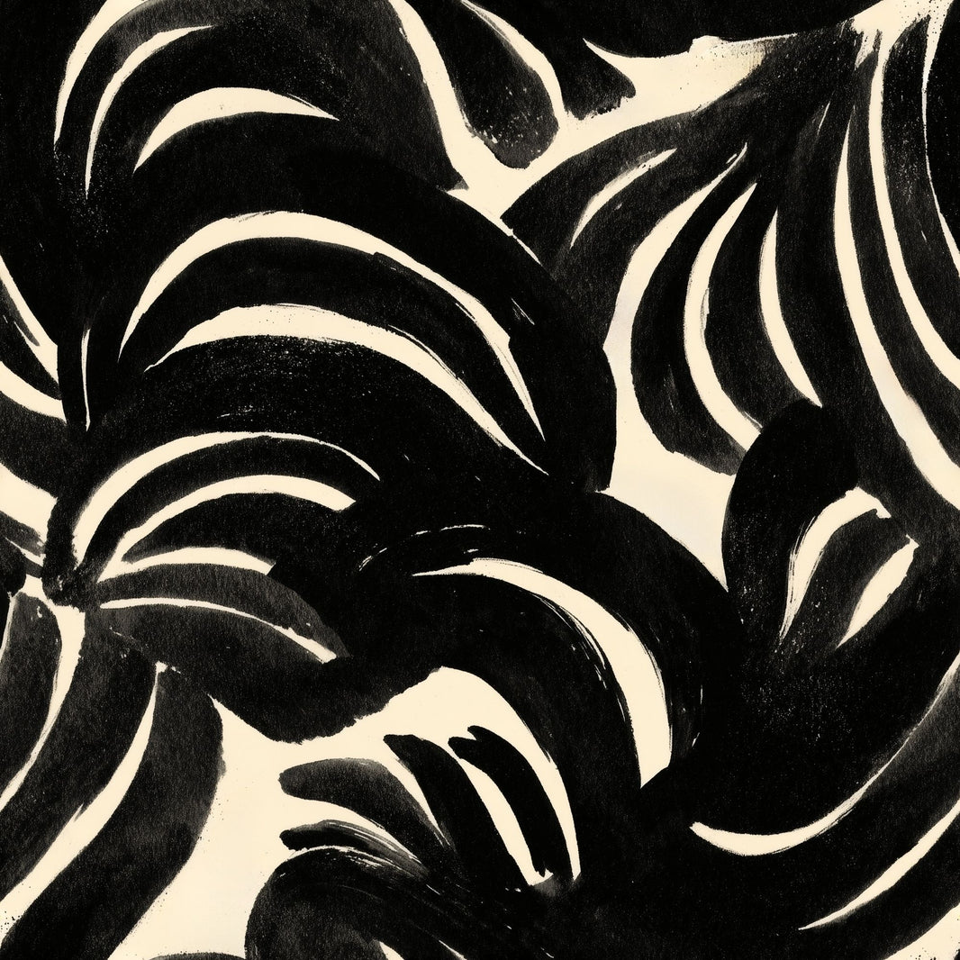 Abstract Pattern Wallpaper Ink Brush Removable Modern Art Wall Double Roll pattern artwork