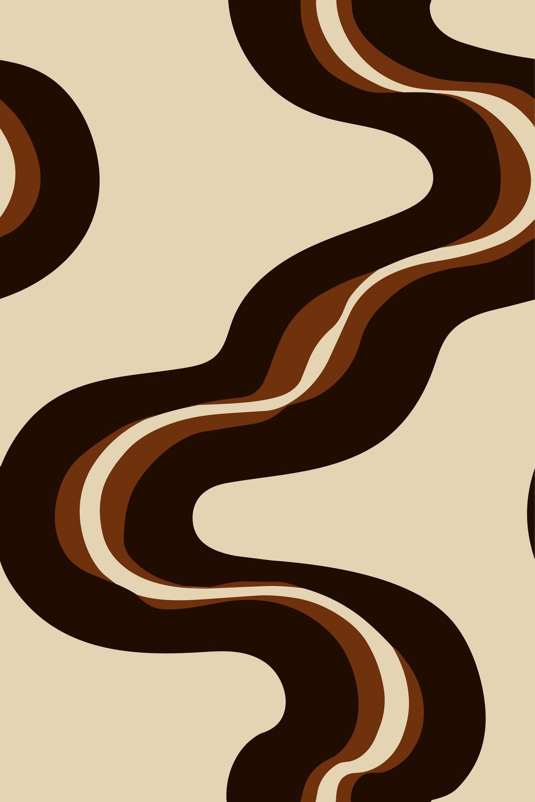 Mid Century Modern Wallpaper Retro Removable Wall Decor pattern artwork