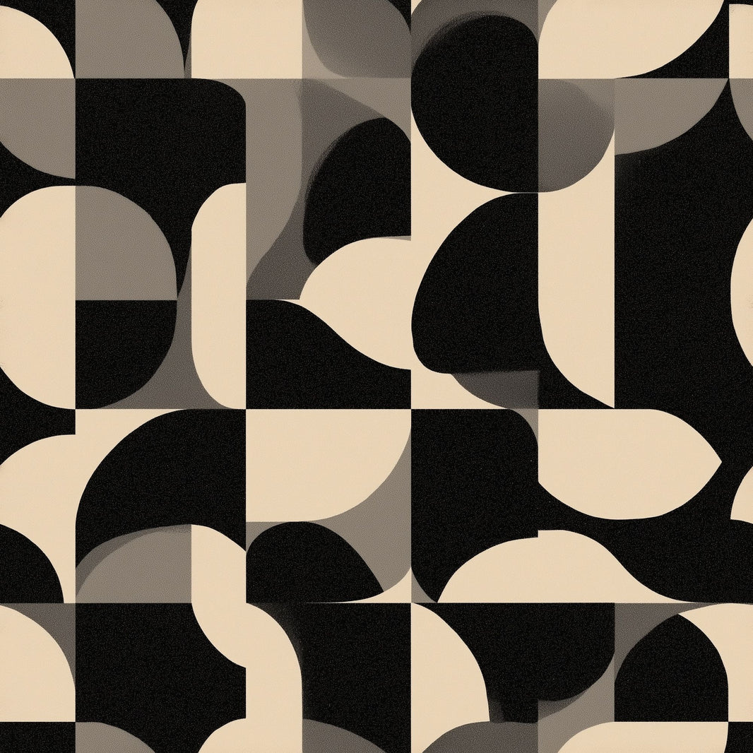 Mid Century Modern Wallpaper Geometric Abstract Decorative Mural pattern artwork