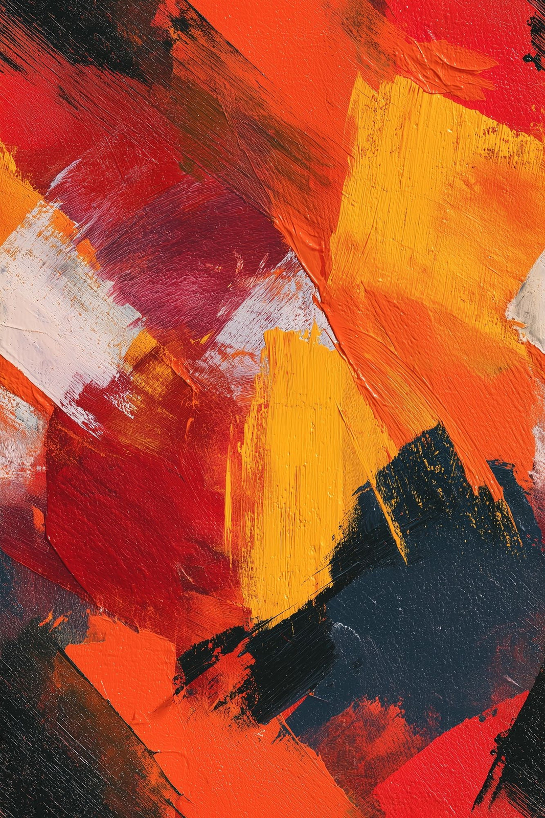 Bold Brushstrokes Wallpaper Textured Paint Removable Geometric Blocks Wall Double Roll pattern artwork