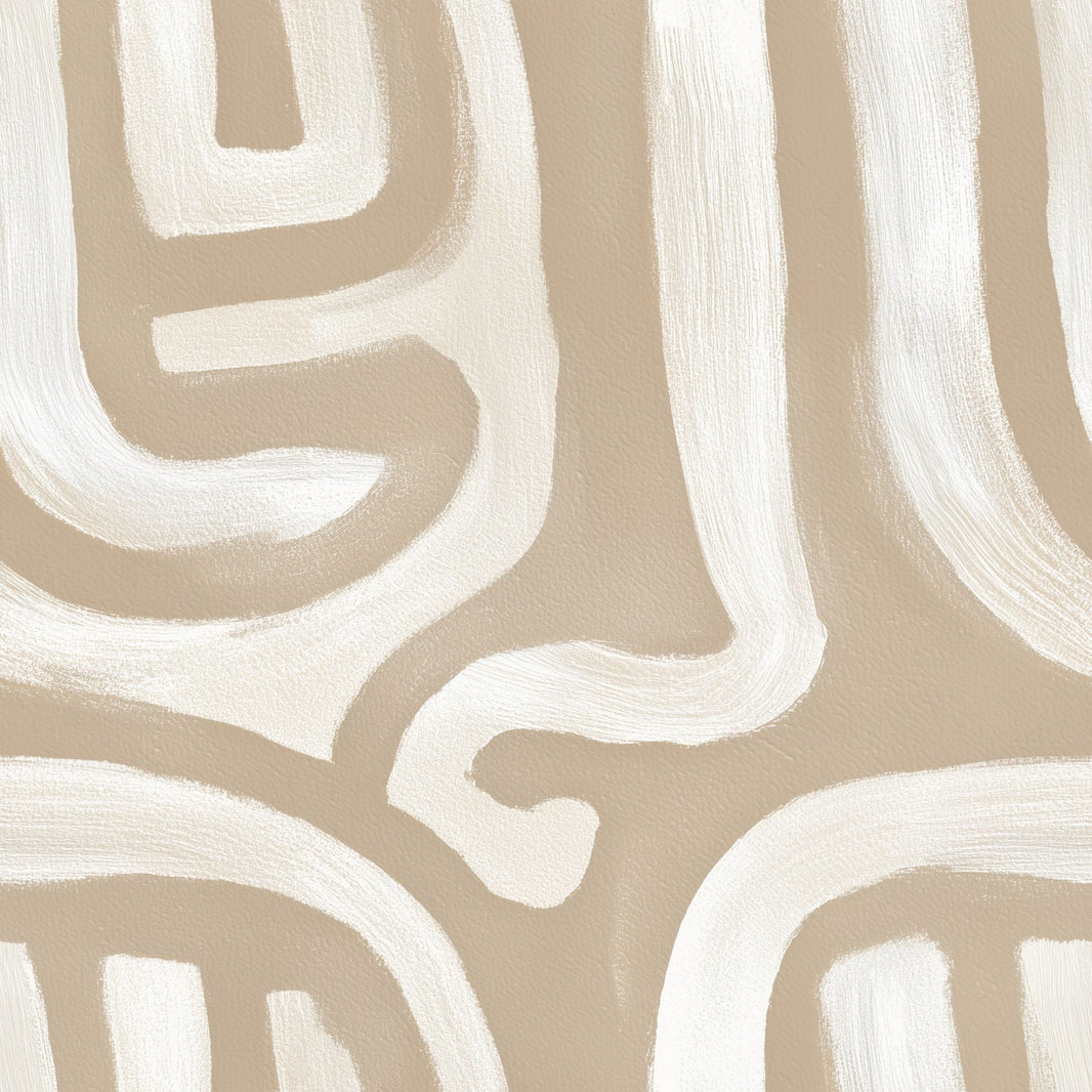 Brushstroke Wallpaper Abstract Removable Neutral Wall Double Roll pattern artwork