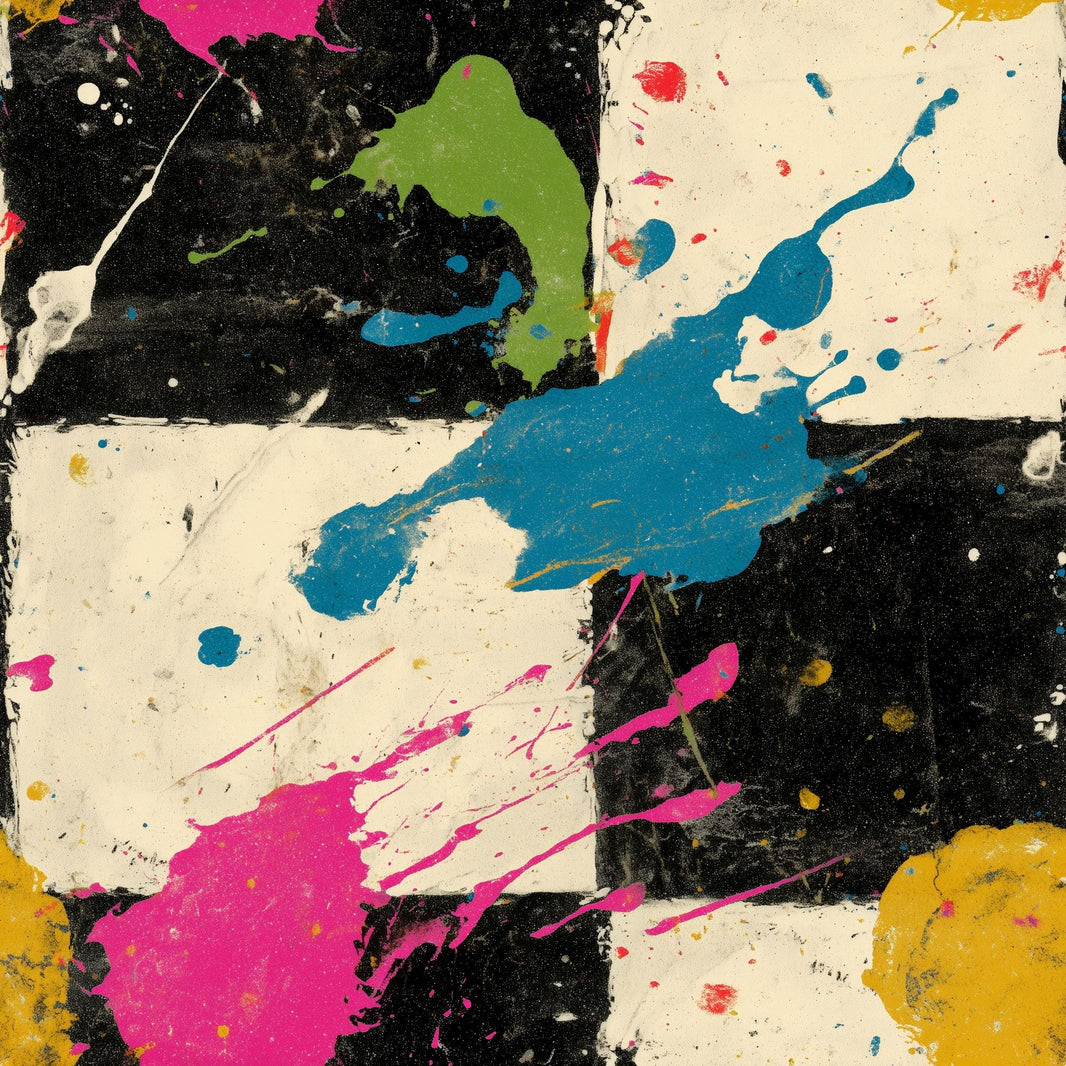 Grunge Texture Wallpaper Paint Splatter Abstract Removable Wall Decor pattern artwork