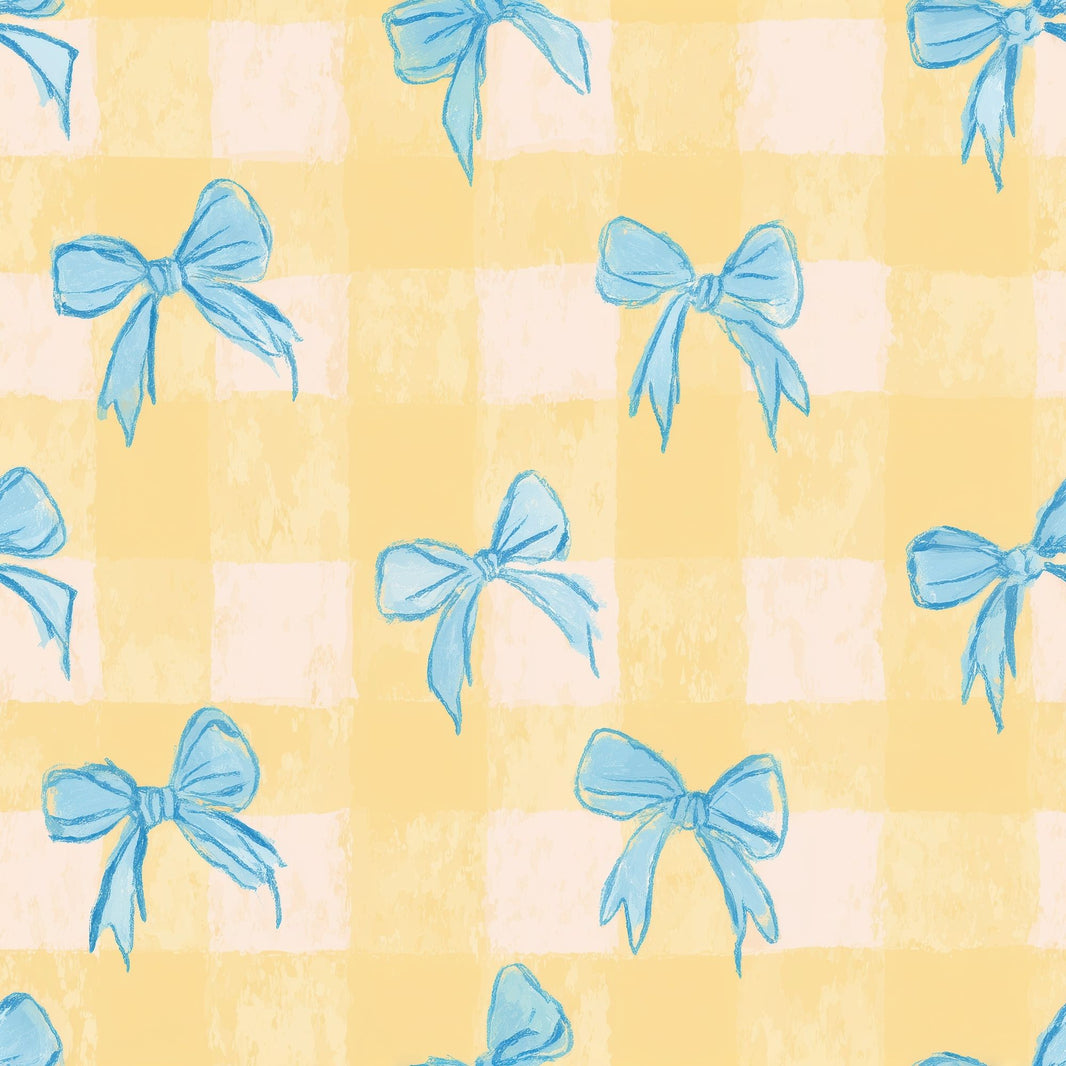 Watercolor Texture Wallpaper Pastel Illustration Gingham Removable Wall Decor pattern artwork