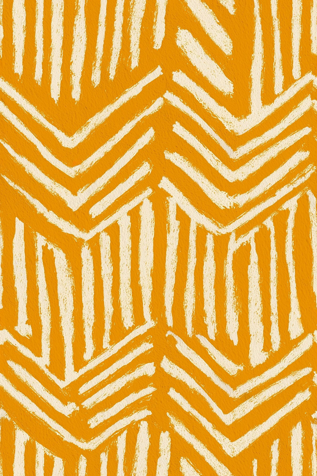 Mustard Yellow Wallpaper White Brushstroke Chevron Removable Wall Decor pattern artwork