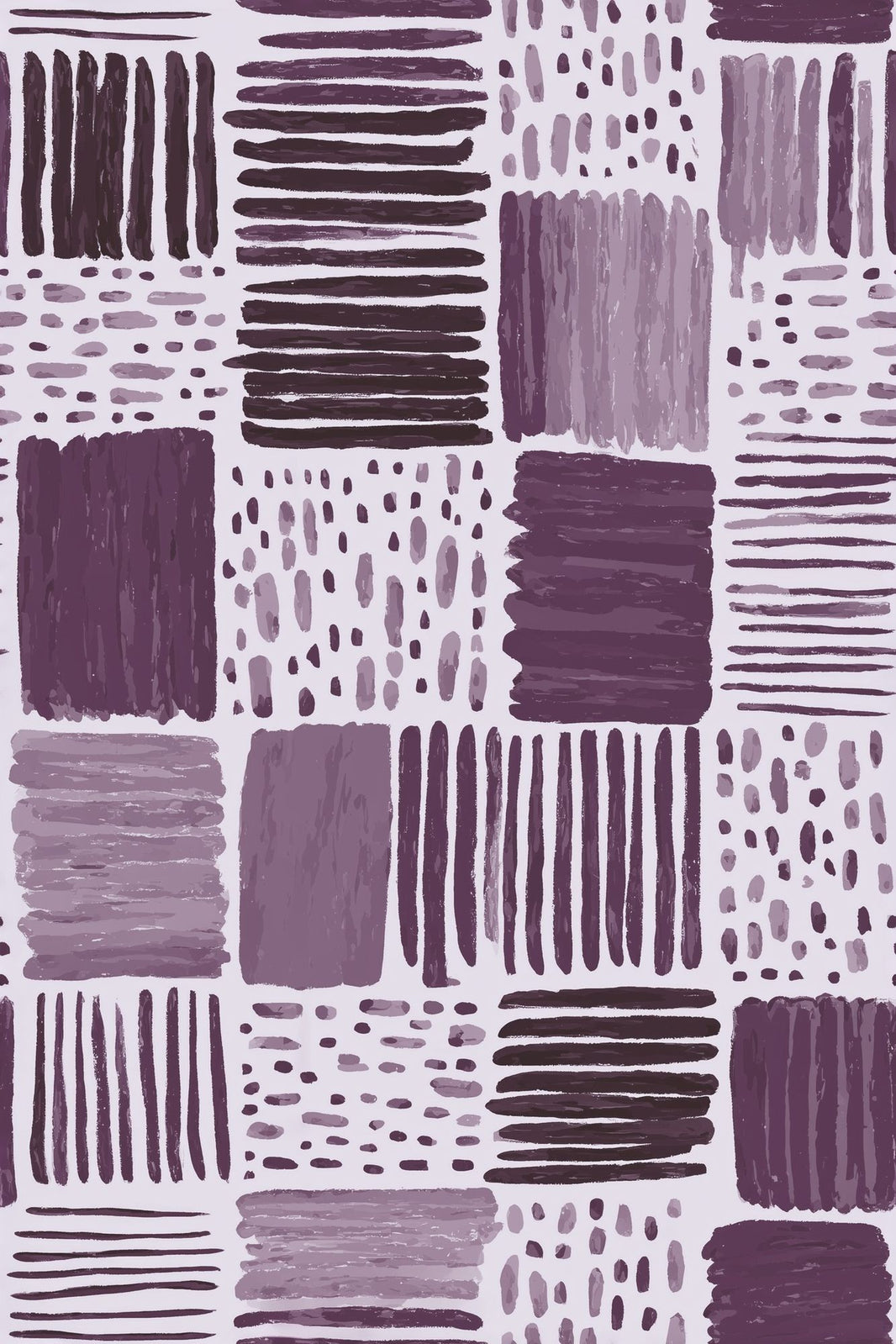 Geometric Blocks Wallpaper Brushstroke Texture Mauve Removable Wall Decor pattern artwork