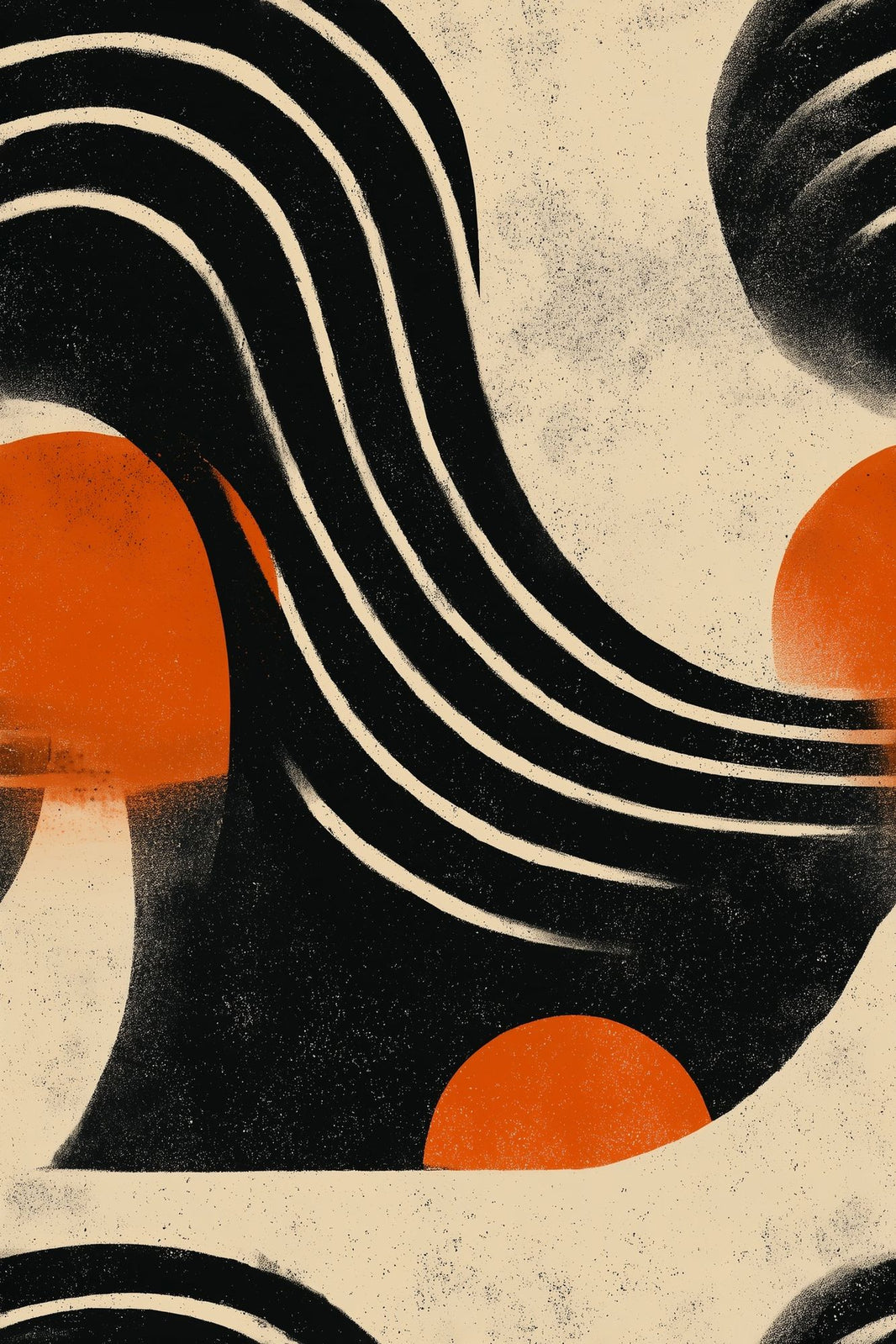 Mid Century Modern Wallpaper Retro Removable Abstract Wall Double Roll pattern artwork