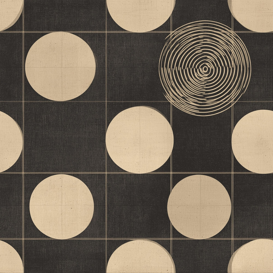 Mid Century Modern Wallpaper Retro Geometric Decorative Mural pattern artwork