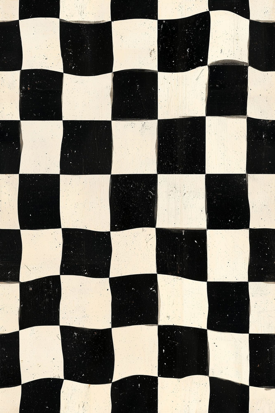 Checkerboard Wallpaper Wavy Squares Removable Distressed Texture Wall Double Roll pattern artwork