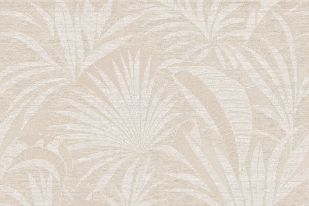 Tropical Leaves Wallpaper Palm Fronds Botanical Removable Wall Decor pattern artwork