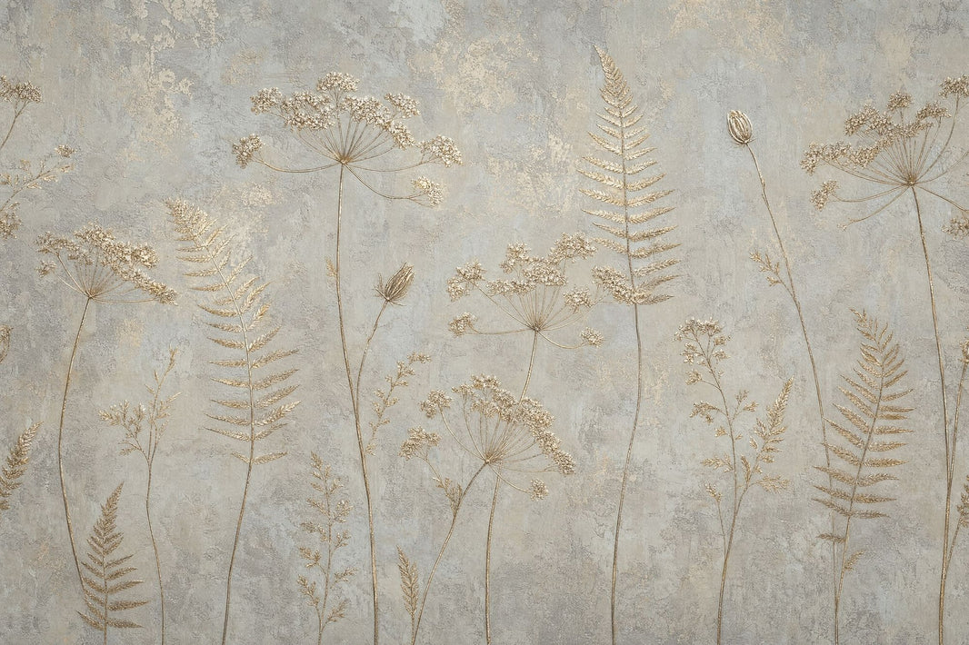 Botanical Wallpaper Floral Removable Fern Wall Decor pattern artwork