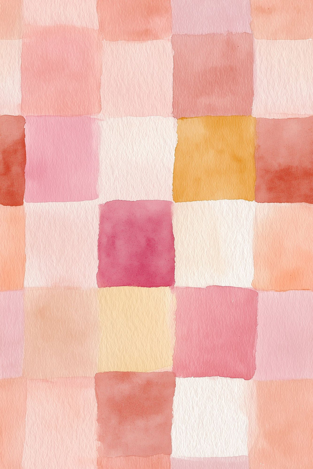 Watercolor Wallpaper Patchwork Geometric Removable Wall Decor pattern artwork