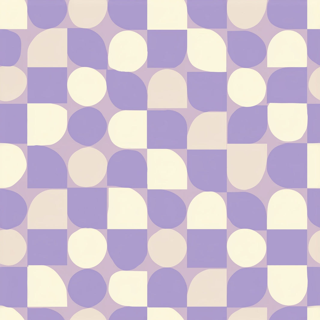 Abstract Pattern Wallpaper Geometric Blocks Pastel Decorative Mural pattern artwork
