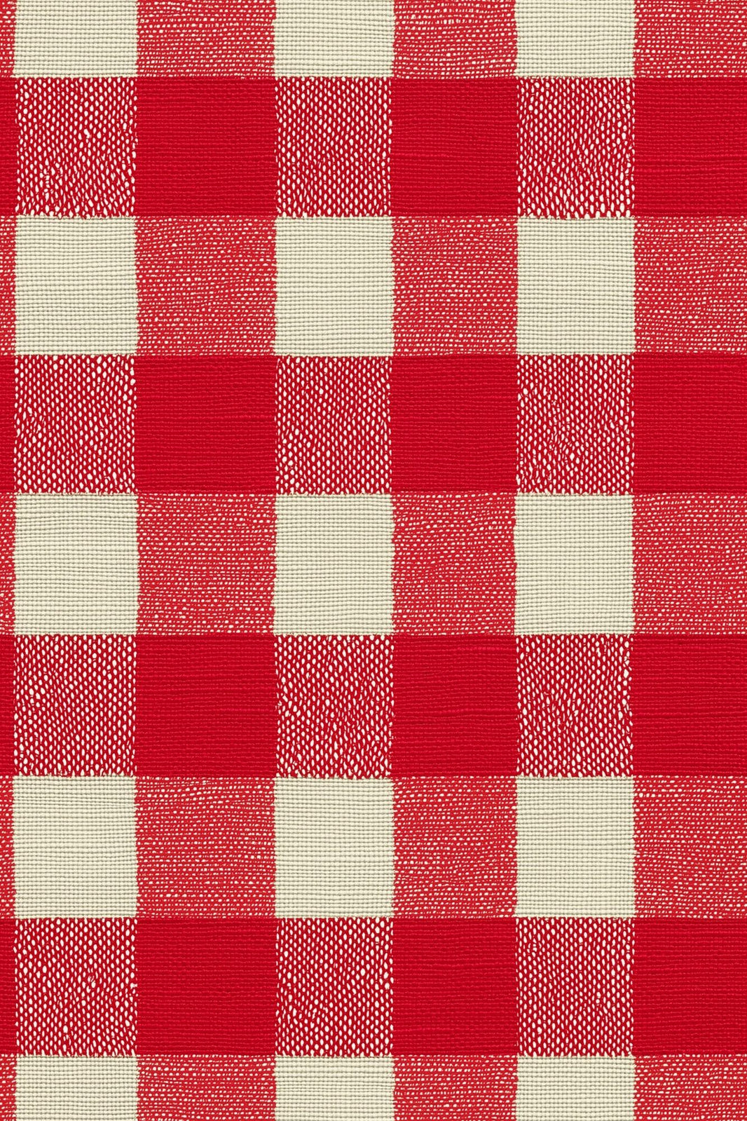 Red Gingham Wallpaper Buffalo Check Plaid Removable Wall Decor pattern artwork