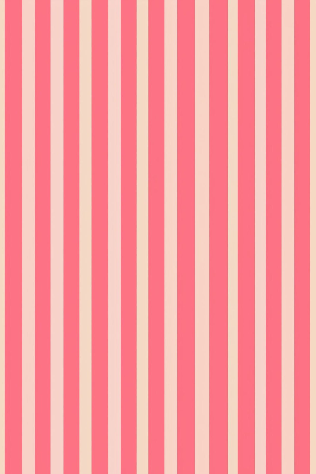 Vertical Stripes Wallpaper Pink Removable Cream Wall Double Roll pattern artwork
